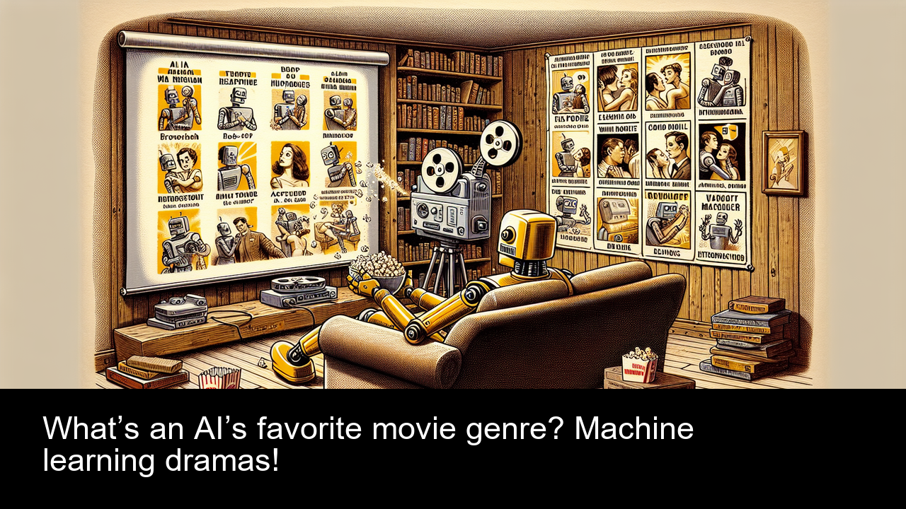 What’s an AI’s favorite movie genre? Machine learning dramas!